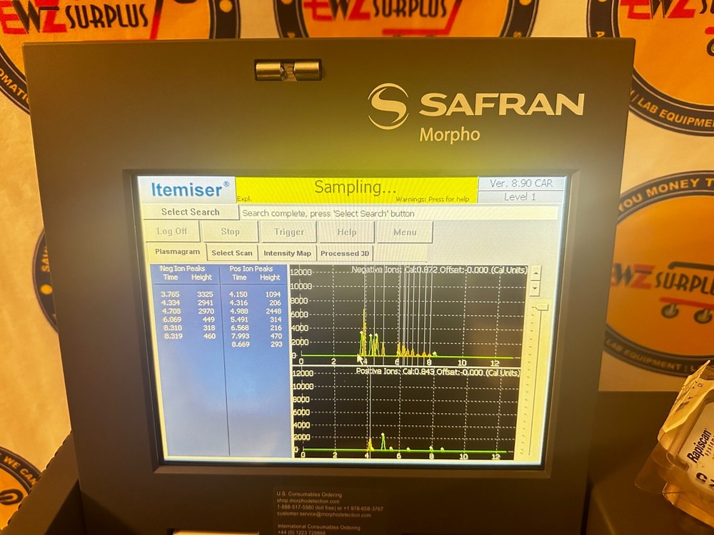 SAFRAN MORPHO ITEMISER DX Drug & Explosive Trace Detector Bundle + ROLLING CASE