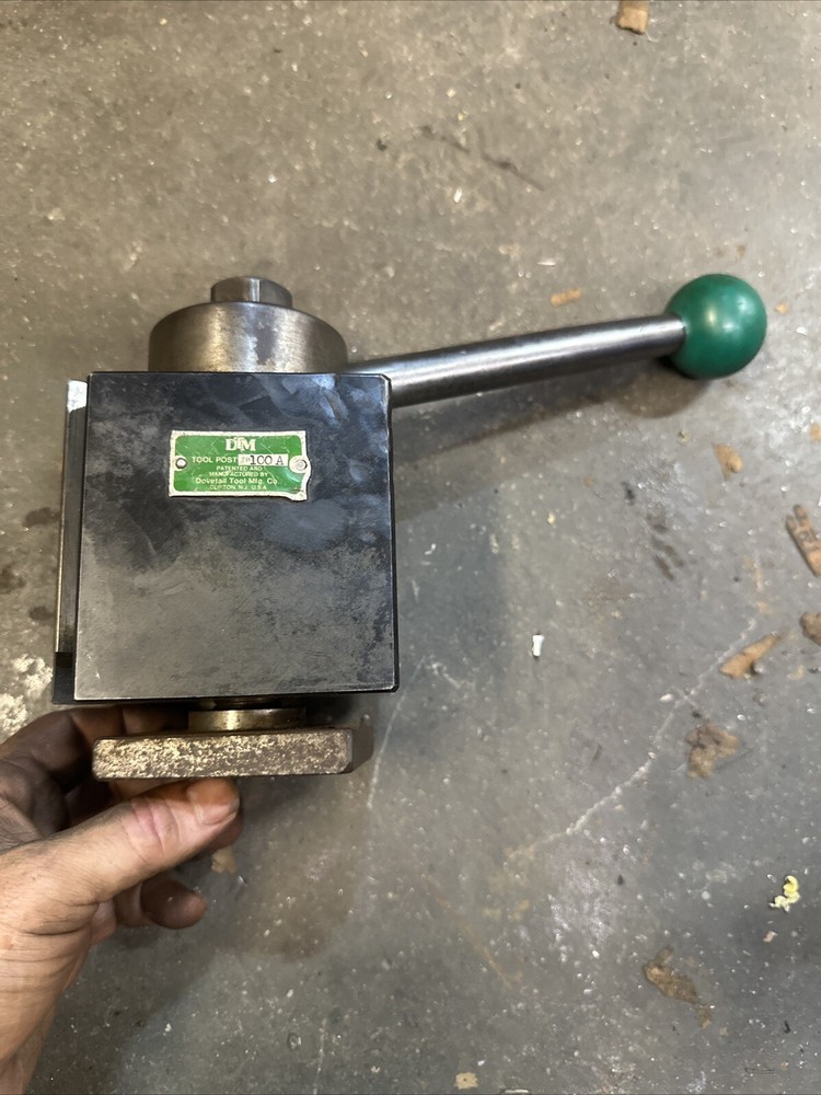 DTM USA TP100A Wedge Type Quick Change Tool Post Compatible W/ Aloris CA Holders