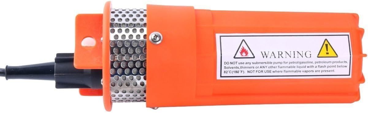 12V DC Submersible Deep Well Water Pump Alternative Energy Solar Battery Powered