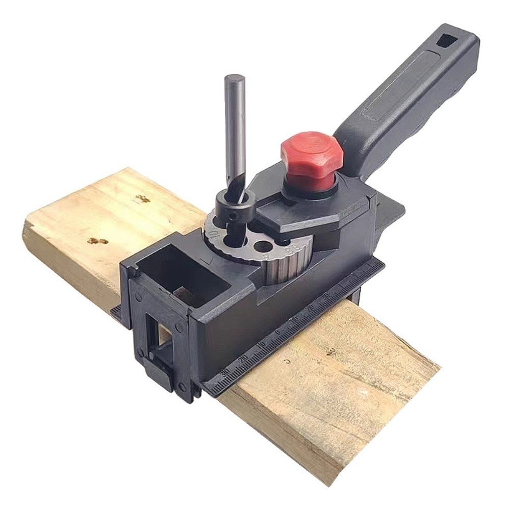 Dowel Drill Guide Adjustable Locator Integrated Drill Sleeve for Chippl