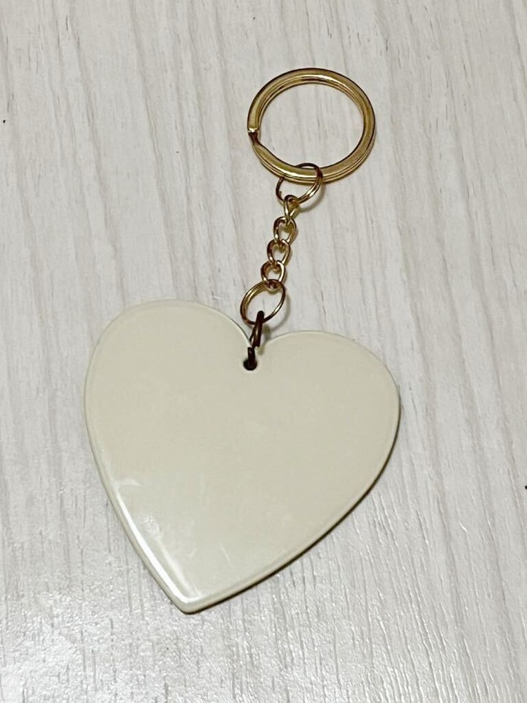 Heart Keycha Glitter Lamé