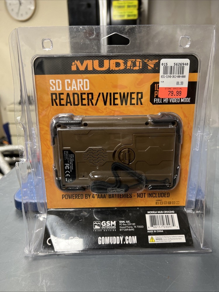 Muddy MUD-CRV43HD, SD Card Reader/Viewer
