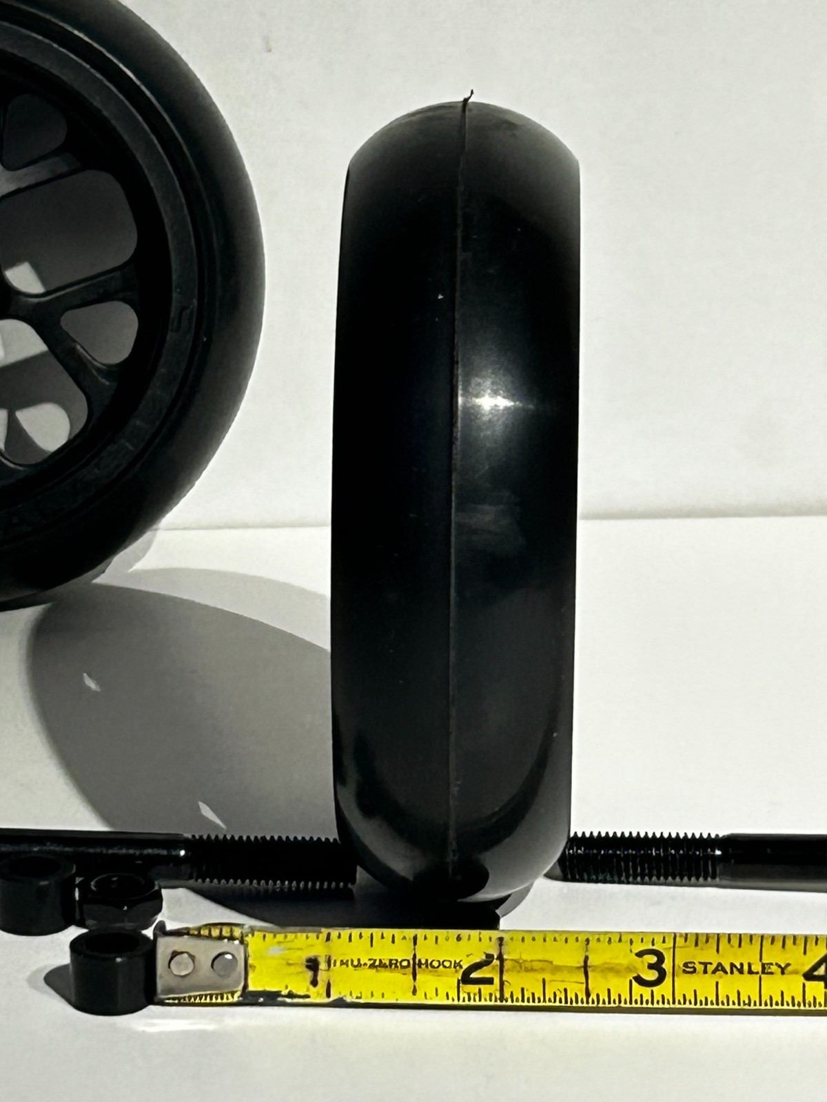 CasterWheelsNewton Ultracasters 5"x1.5"Bearing ID 5/16"InlcludesAxlesNutsSpacers