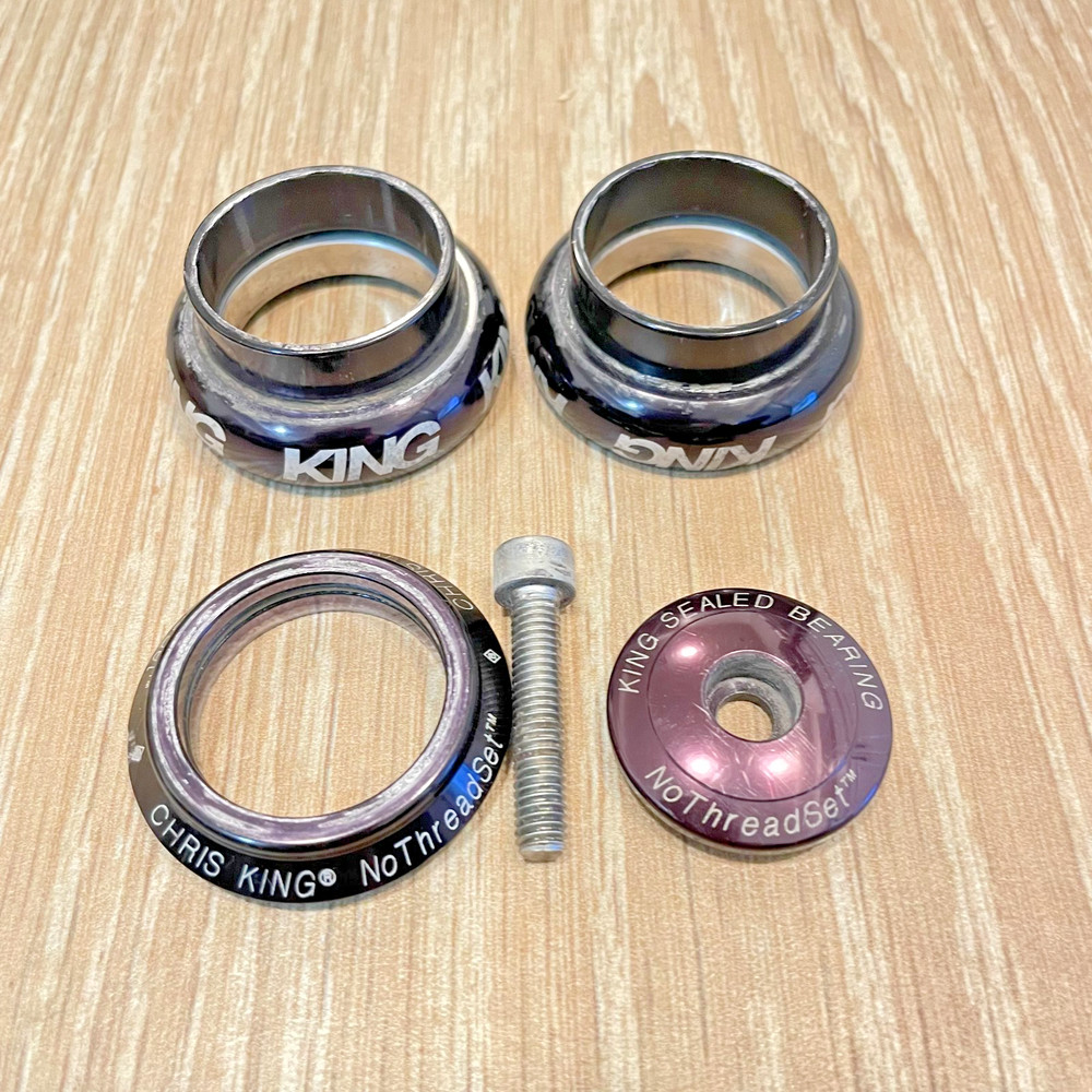 Chris King 1 1/8" Threadless Headset, NoThreadset, Black