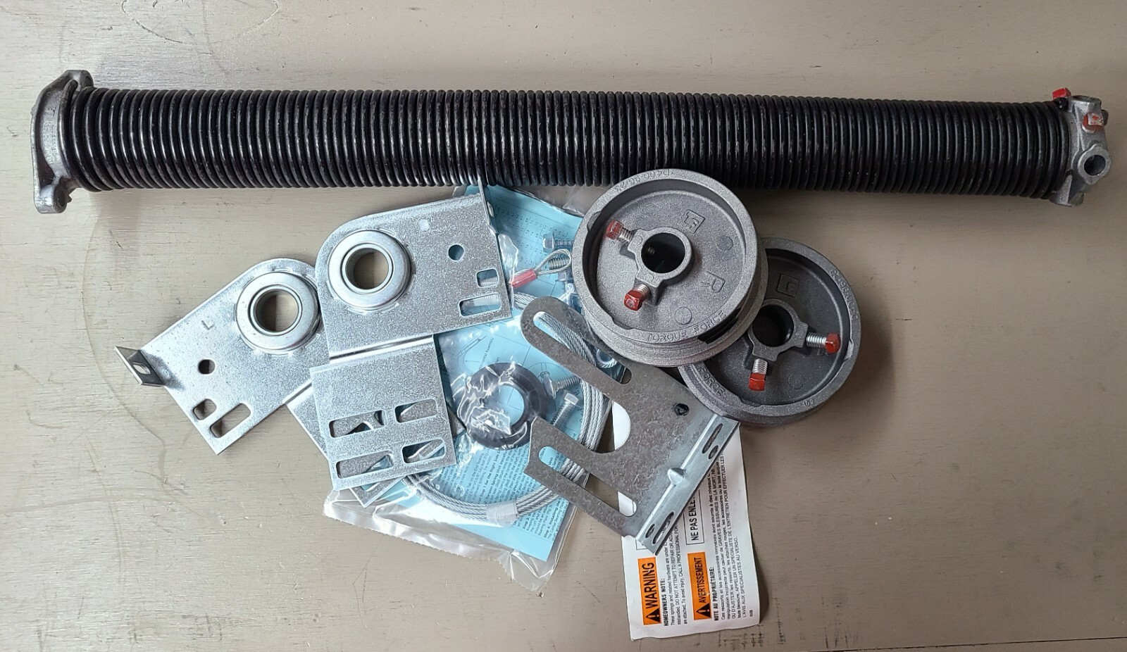 TorqueMaster Conversion to Standard Spring Kit for 9x7 Wayne Dalton Garage Door