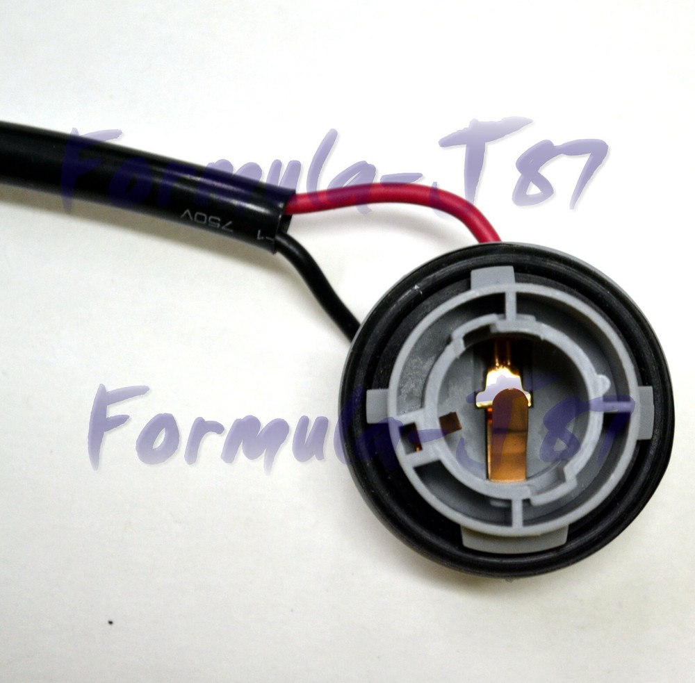 Universal Pigtail Wire Female Socket 1156 S Two Harness Back Up Reverse Plug OE