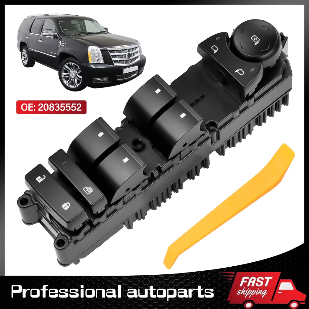 Driver Side Door Master Power Window Control Switch For Chevrolet GMC 20835552