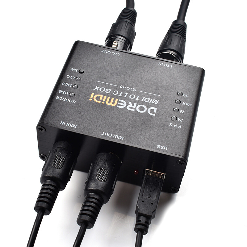 MIDI To LTC Box (MTC-10) Is A MIDI Time Code and SMPTE LTC Time Code Conversion