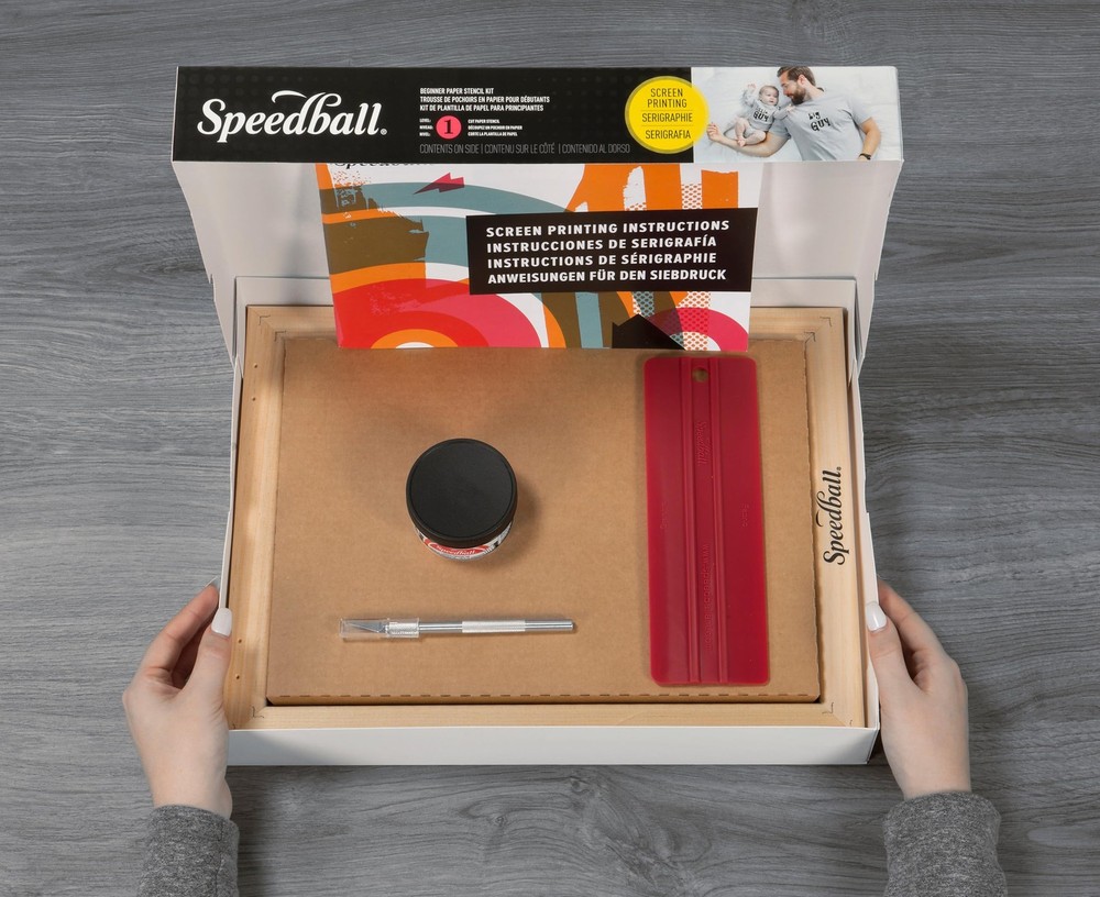 Paper Stencil Beginner Screen Printing Kit, 045061