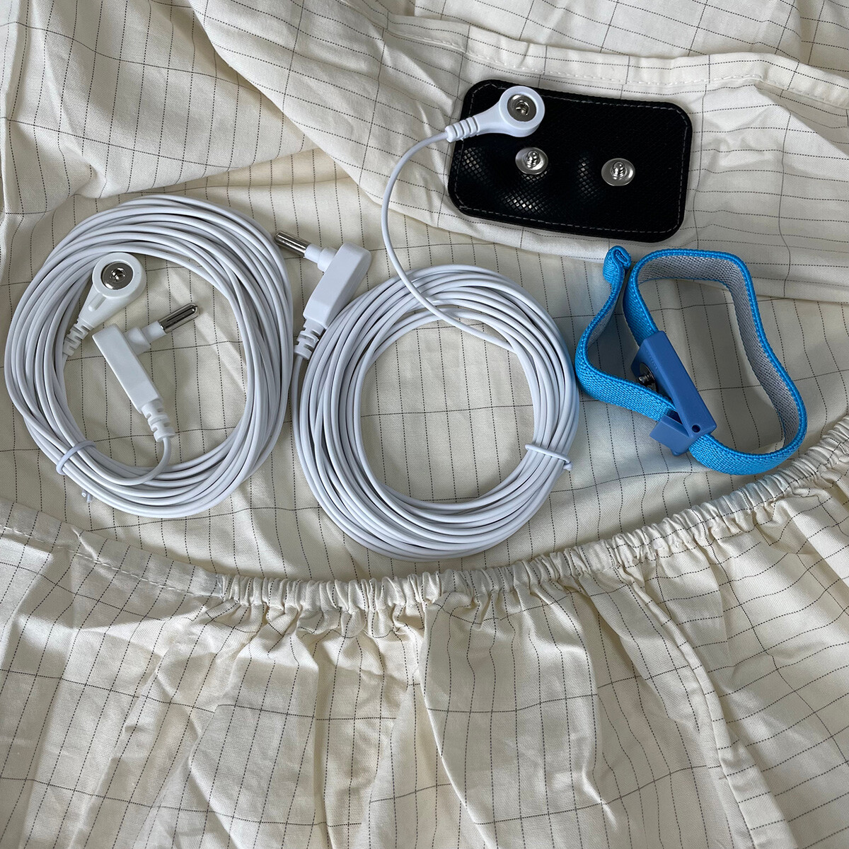 Fitted Grounding Sheets for Earthing Improved Sleep Conductive Pad Silver Fiber