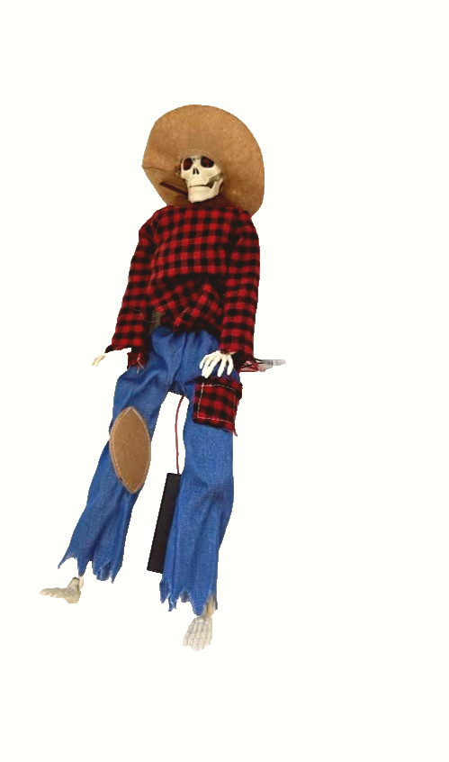 SKELETON SCARECROW DECORATION