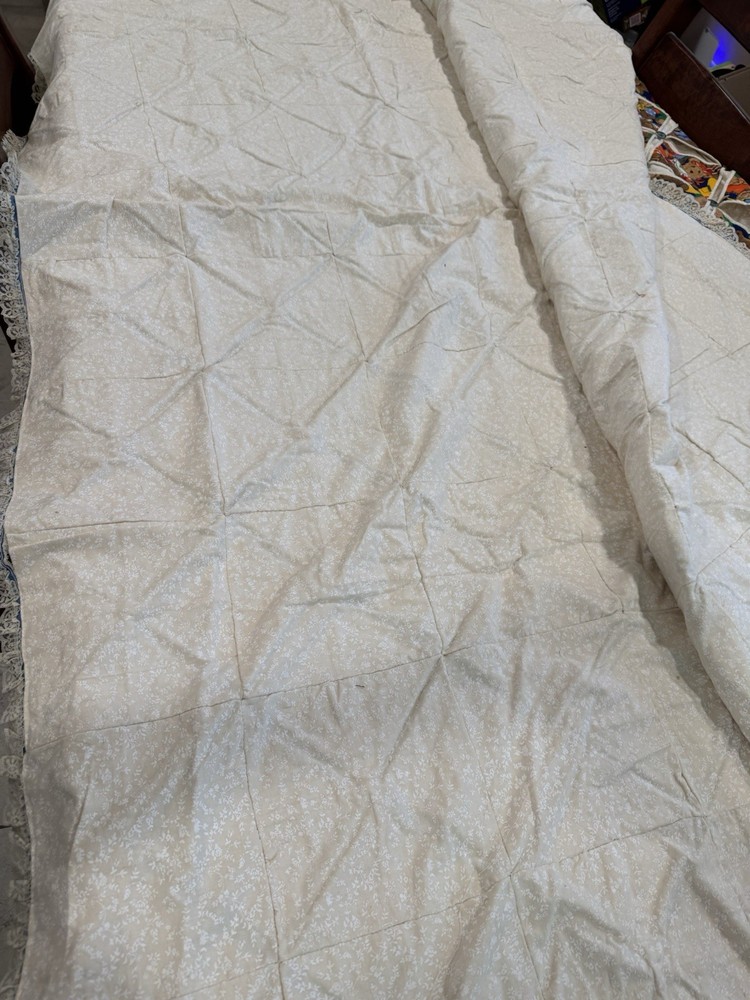 Handmade Patchwork Bear Quilt Cotton Multicolor Rectangular Bedding