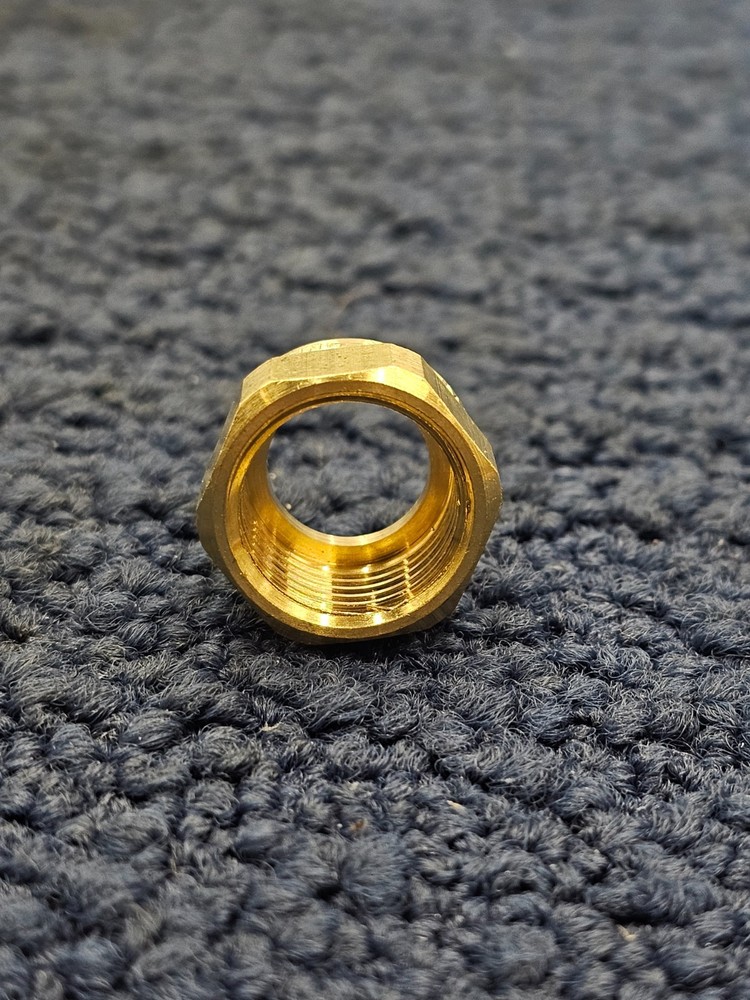 (QTY 50) Spraying Systems CP1325: Brass Cap for TeeJet Assembly
