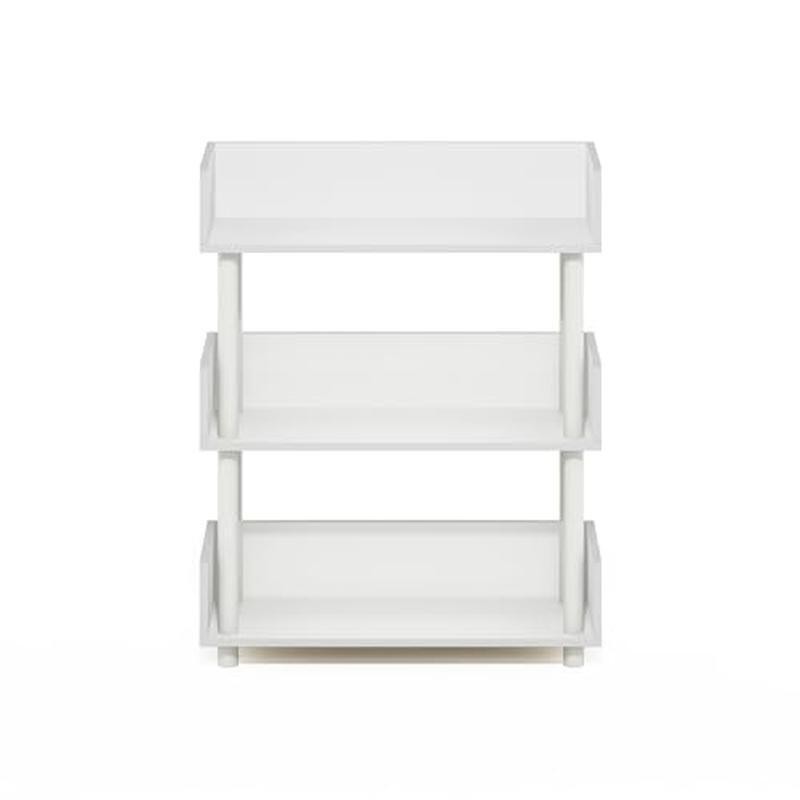 3-Tier Freestanding Display Rack Bookshelf Space Saving Storage Unit Durable New