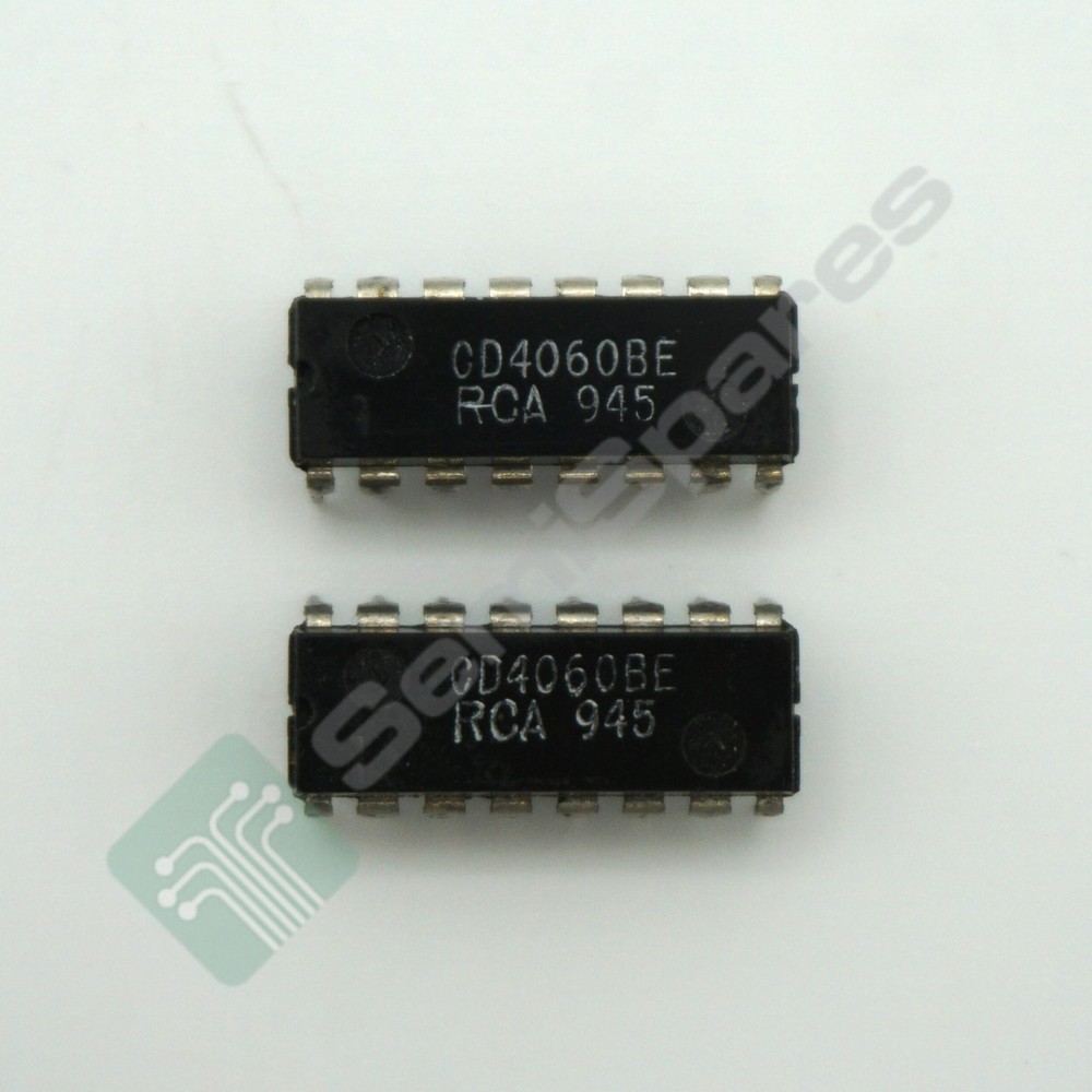 2 pcs. RCA CD4060BE IC BINARY COUNTER 14-BIT 16DIP