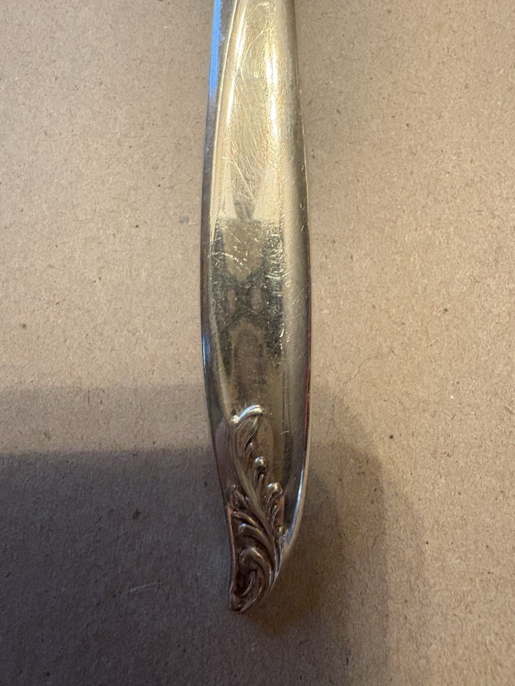 Silverware Holmes & Edwards Deepsilver Serving Spoon And Meat Fork Silverplate