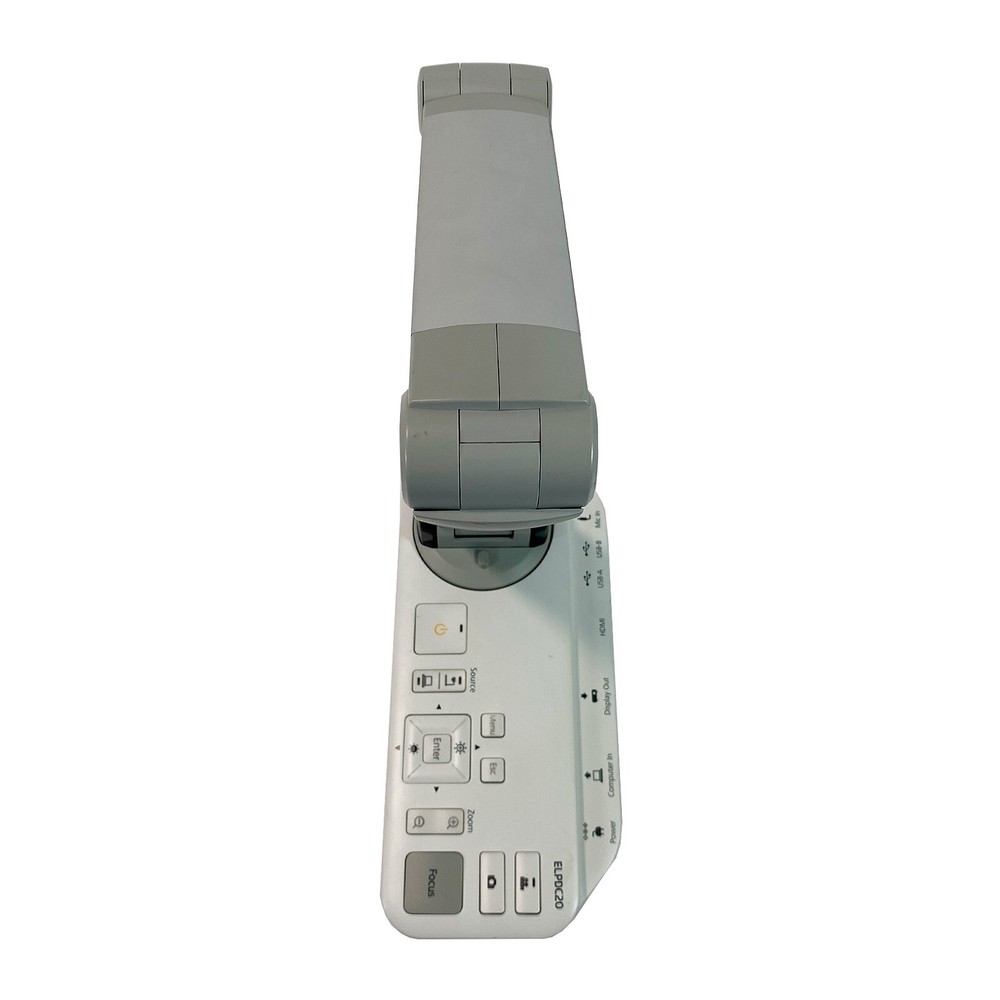 Epson ELPDC20 Document Camera 120x Total Zoom Visualiser USB VGA HDMI w/Bundle