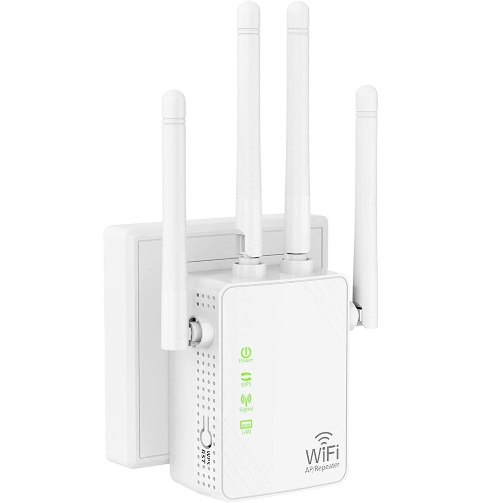 WiFi Extender Signal Booster Up to 5000sq.ft and 45 Devices, WiFi Range Extender