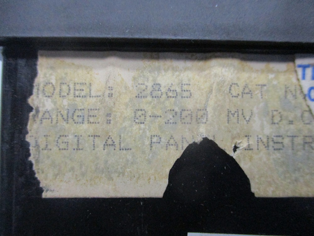SIMPSON 2865 DIGITAL PANEL INSTRUMENT UNMP