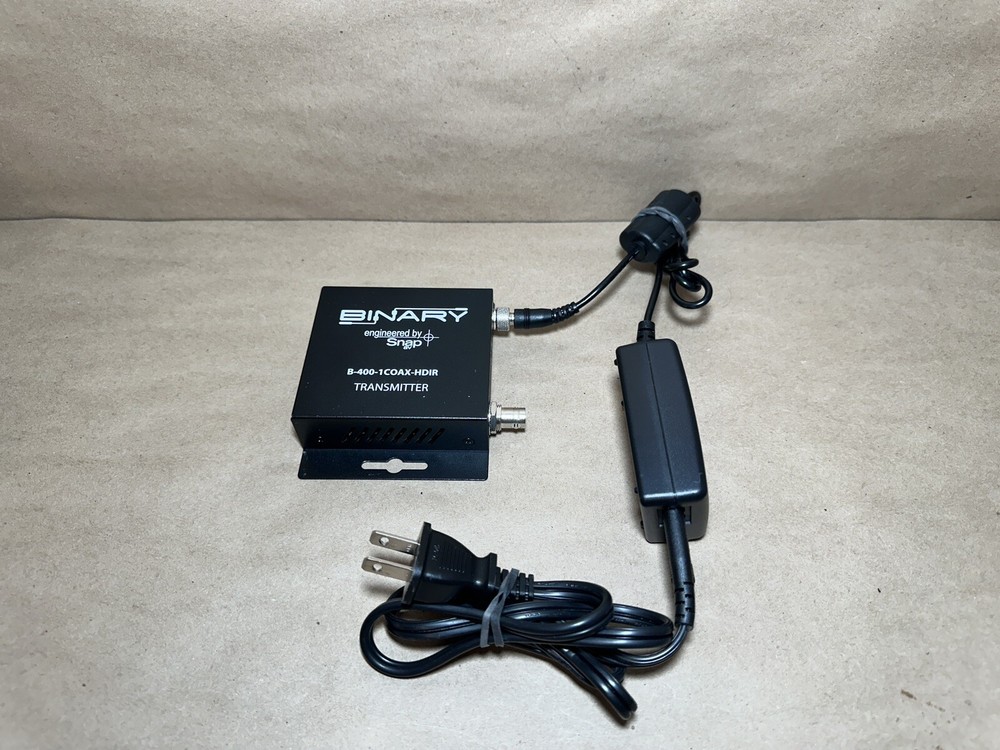 Binary B-400-1COAX-HDIR Transmitter and Power Cord ONLY