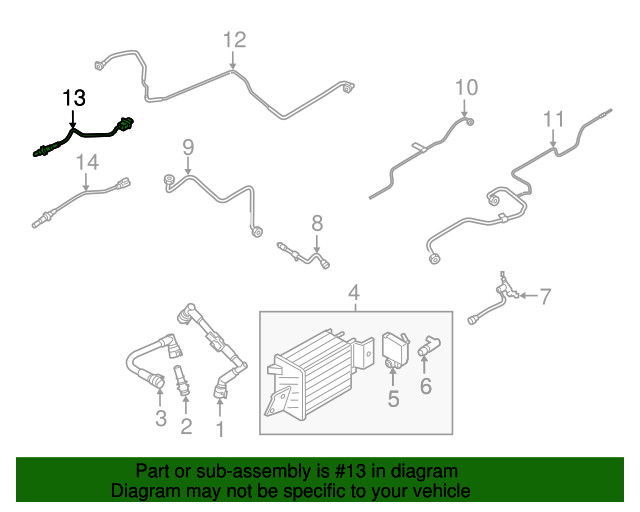 Oxygen Sensor - Ford (LC3Z-9F472-H)