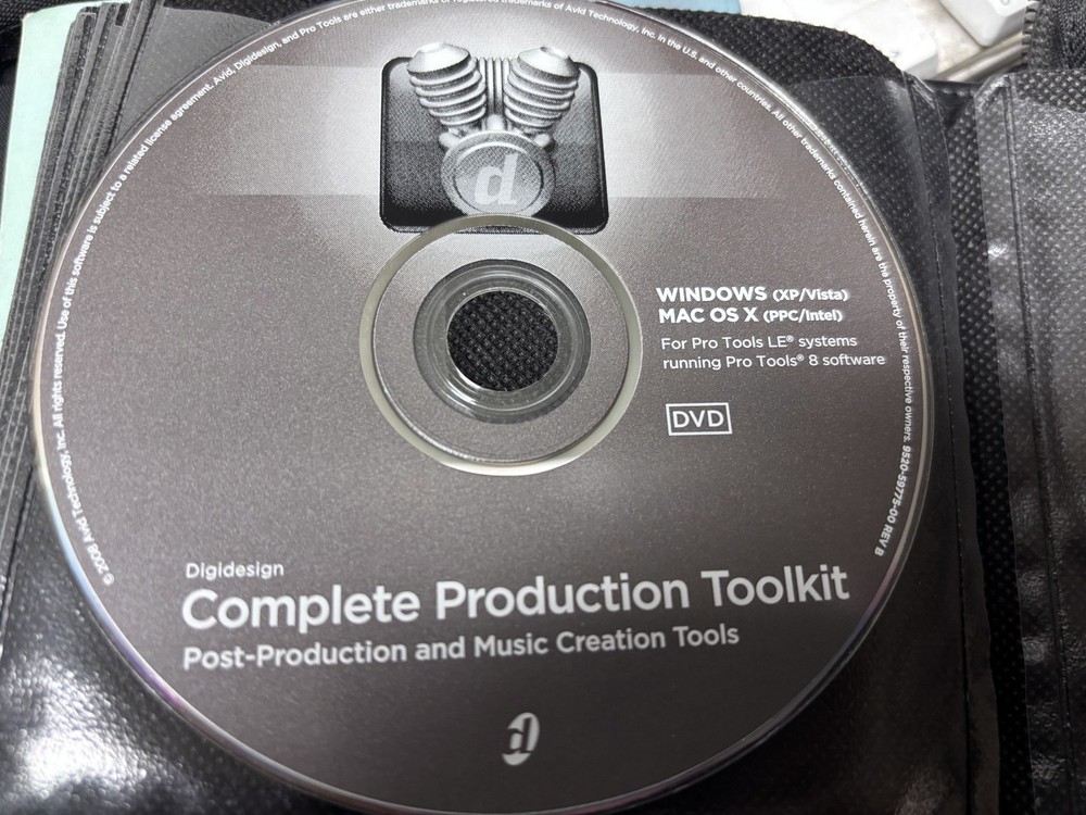 Digidesign Complete Production Toolkit Software Disk for Windows & Mac