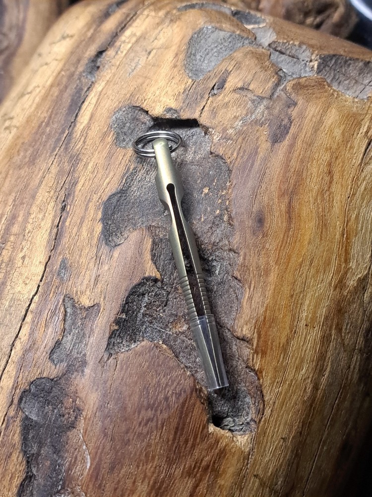 EDC Anodized Titanium Keychain Tweezers