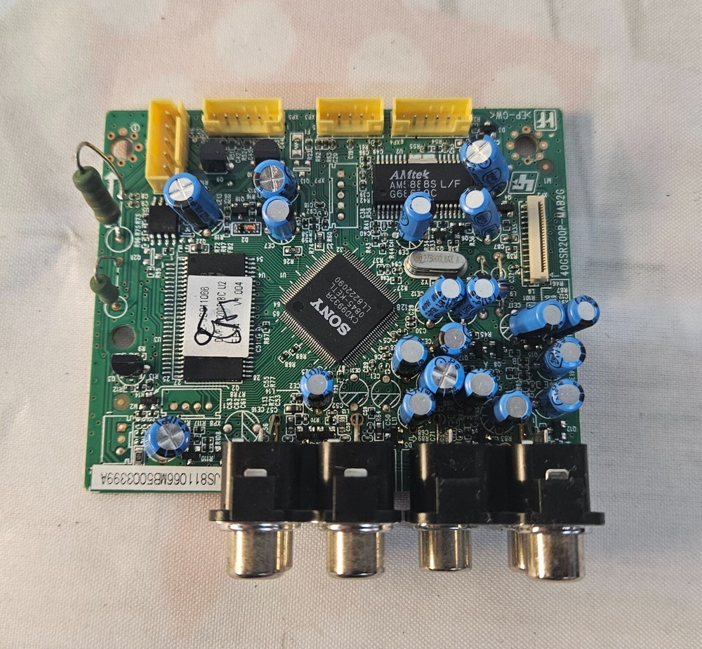 Sony DVP-SR200P DVD Input/Output PCB Working