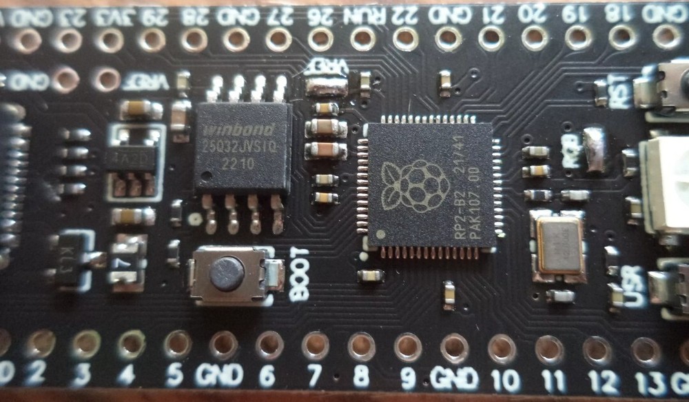 Raspberry Pi Pico Microcontroller Board RP2040 dual-core 4MB flash RGB led USA
