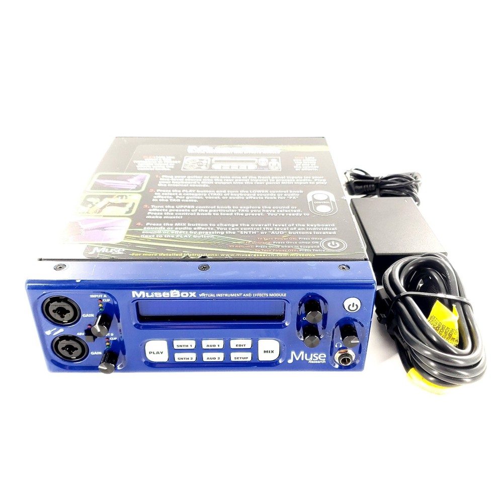 Peavey MuseBox Virtual Instrument and Effects Module w/ Power Supply Tested
