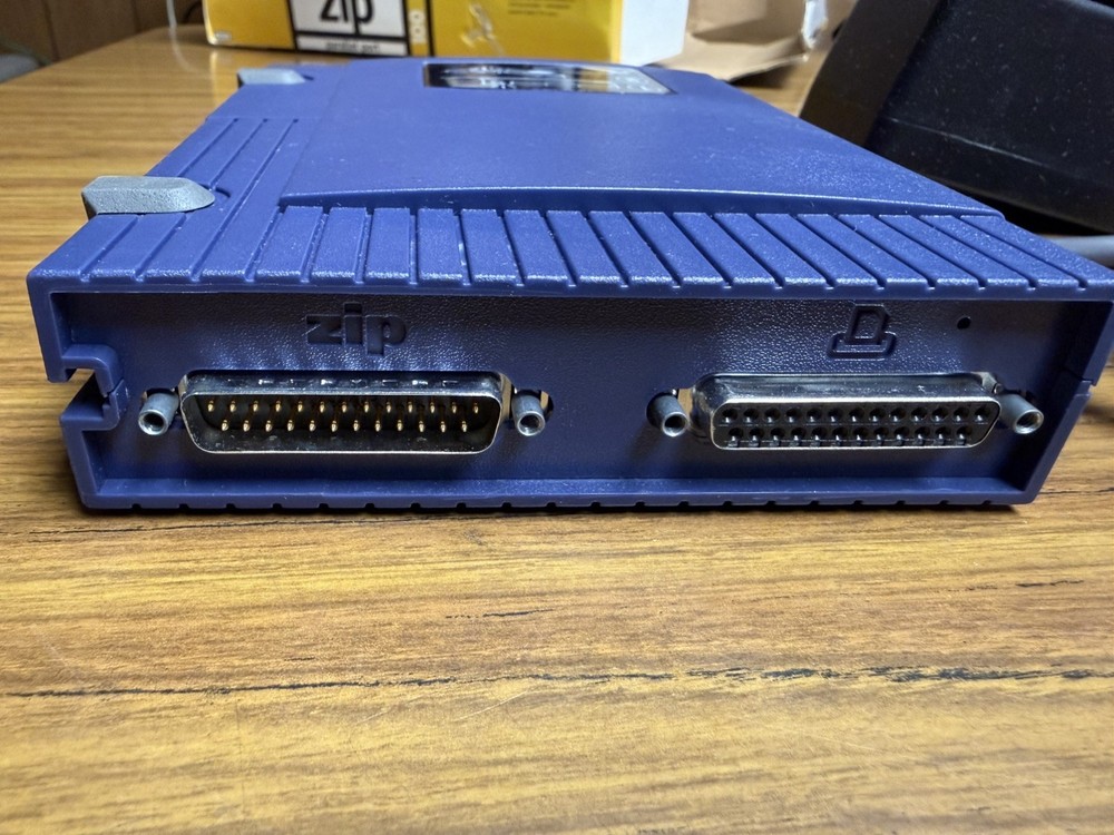 Iomega Zip 100 External Drive Parallel Port (Tested Working)