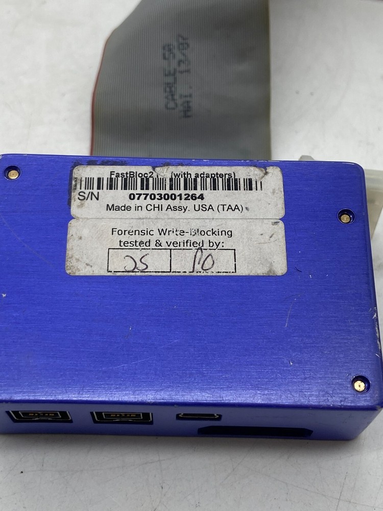 Guidance Software FastBloc2 FE Forensic Field Kit Device/Power Supply Only