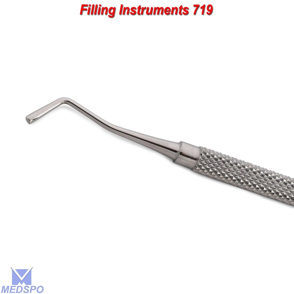 Dental Flat Plastic Filling Instruments 719 Cavity Placement Restorative Tool CE
