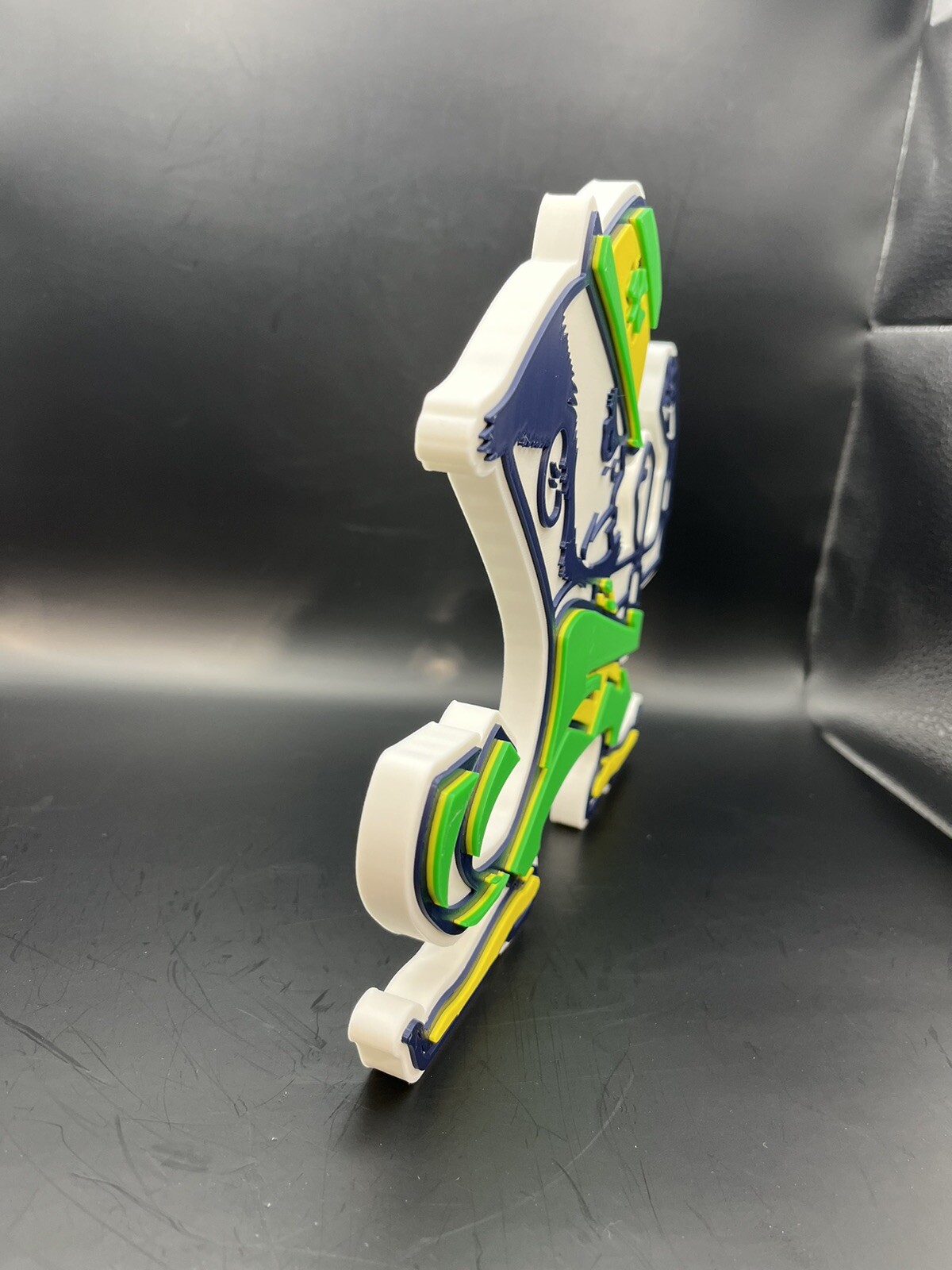 Notre Dame Fighting Irish Logo Sign Display | 3D Wall Desk Shelf Art