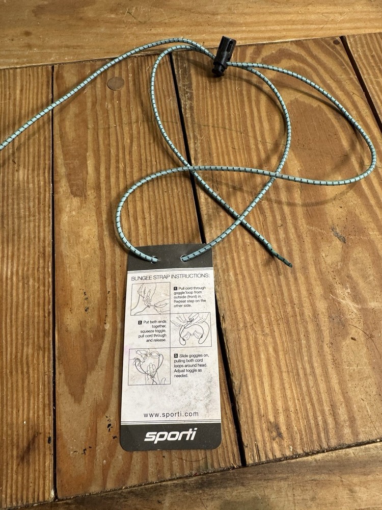 Sporti Bungee Strap Elastic Cord Goggle Strap