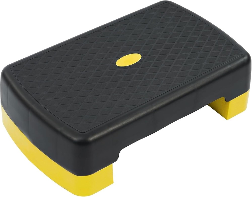 Aerobic Step Platform Trainer W/ Adjustable 2-Level Risers 400 Pound Weight