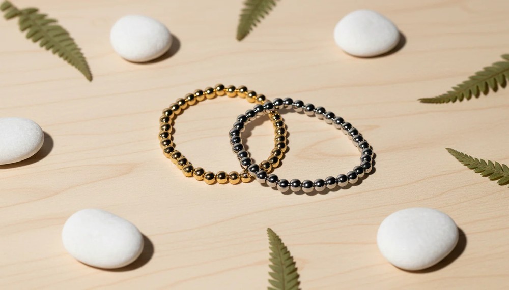 3 Row Black Bracelet