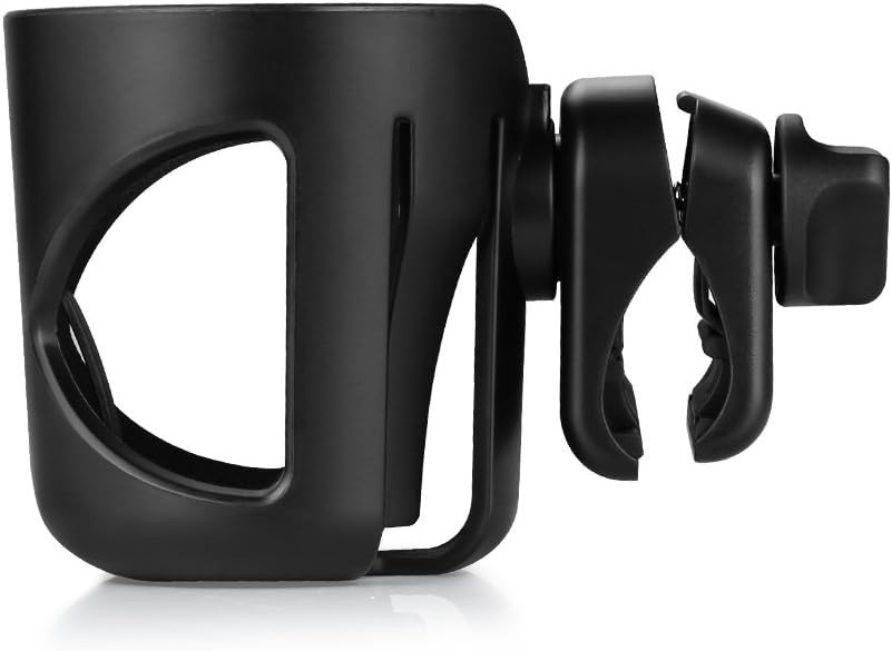 Universal Cup Holder, Stroller Cup Holder, 360° Rotatable Large Caliber Desig...