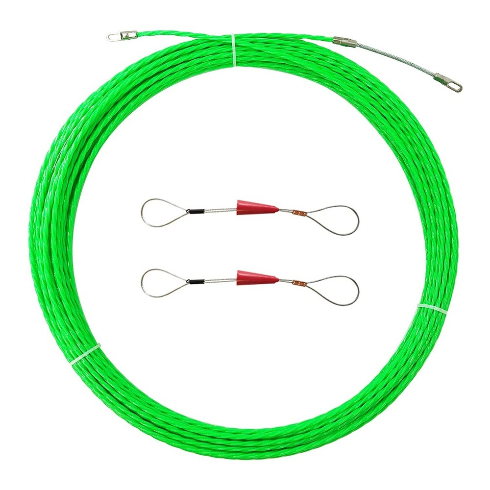 10M 33ft Fish Tape Cable Puller Kit 4mm PET Electrical Cable Puller Through W...