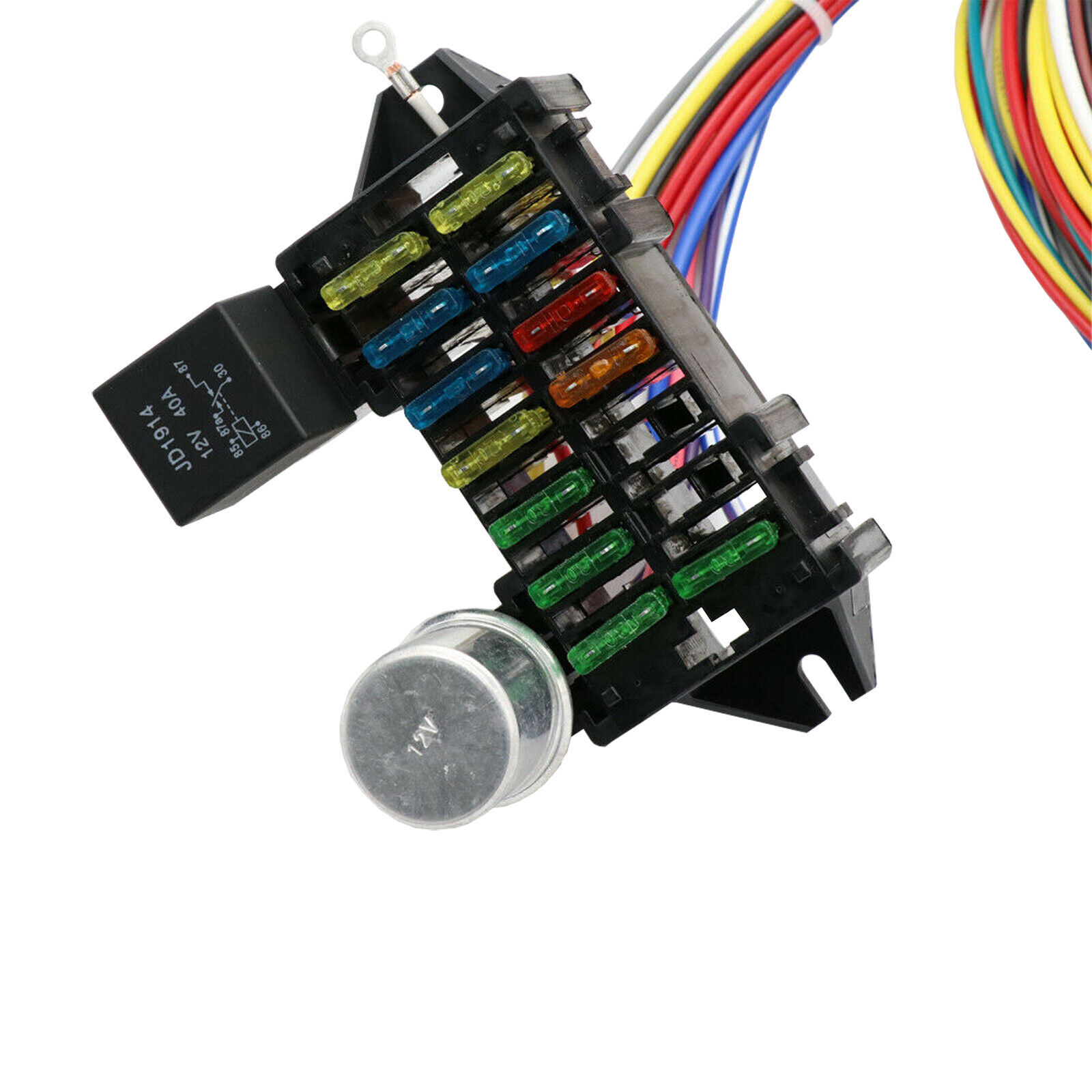 Universal 12 Circuit Wiring Wires Harness For Muscle Car Hot Rod Street Rod XL