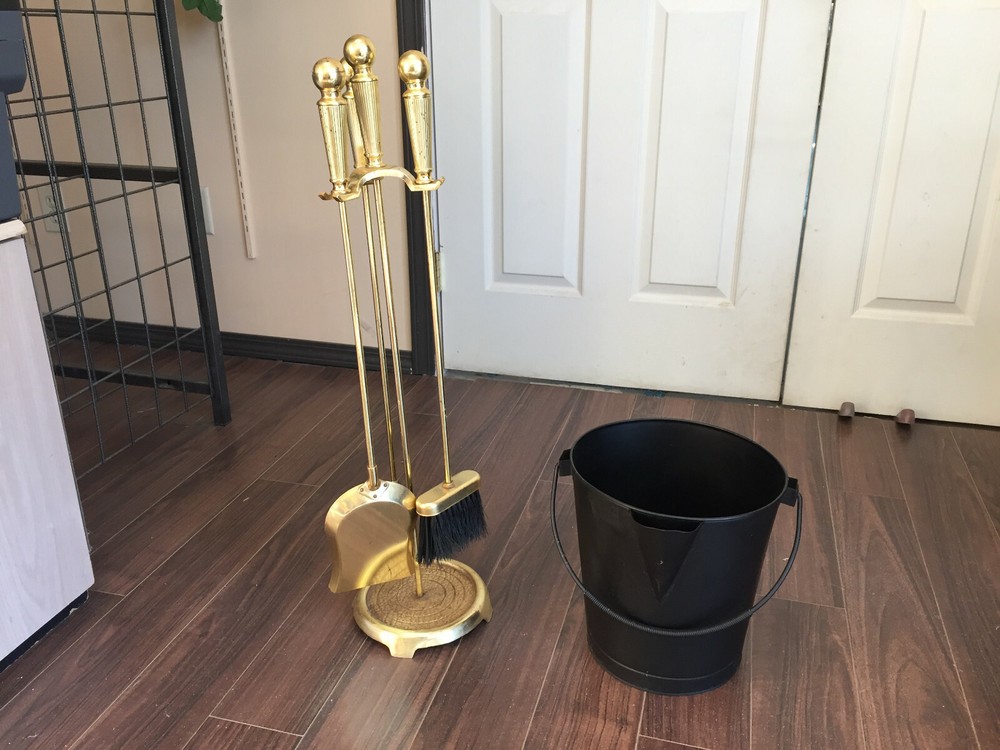 Fireplace Tool Set with Bucket