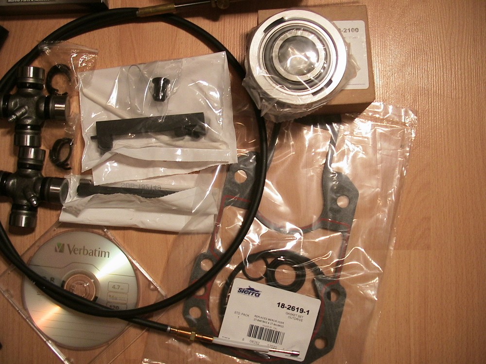 Shift Cable + Bellows Transom Kit Mercruiser Alpha 1 Universal Joints Hinge TOOL