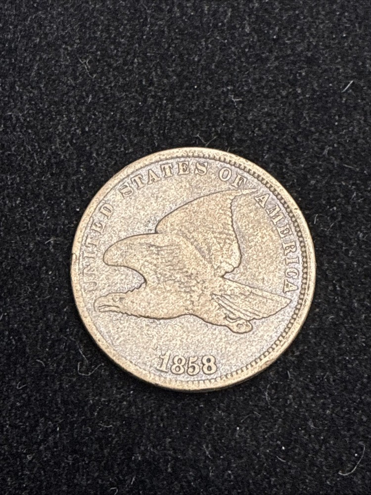1858 Flying Eagle Cent Penny Small Letters