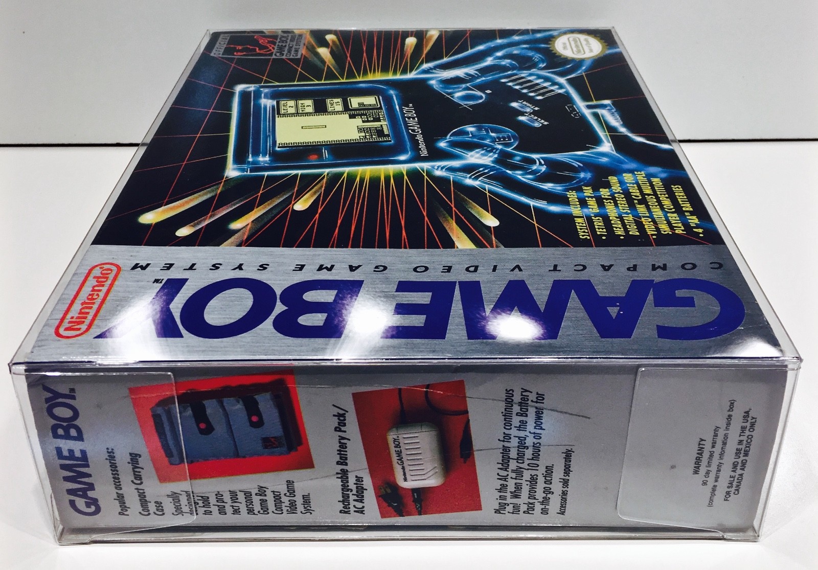 1 Original NINTENDO GAME BOY CONSOLE Box Protector Fits Blue / Gray Box Only!