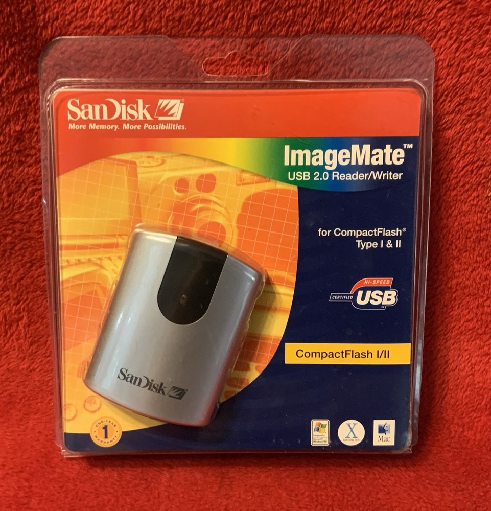 SanDisk Imagemate USB 2.0 Reader/Writer CompactFlash Type I & II Brand New