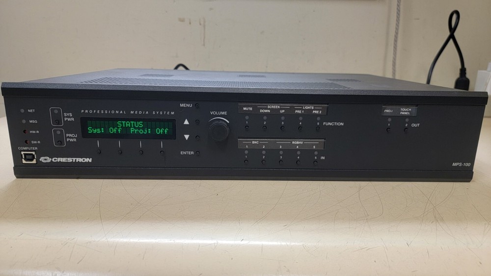 Crestron MPS-100 Multimedia Presentation Switcher Audio Amplifier