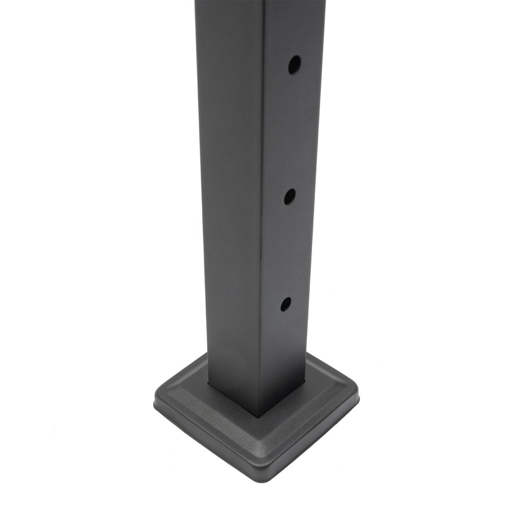 Square Cable Railing Post Wood Concrete Level Deck Corner Post Stainless