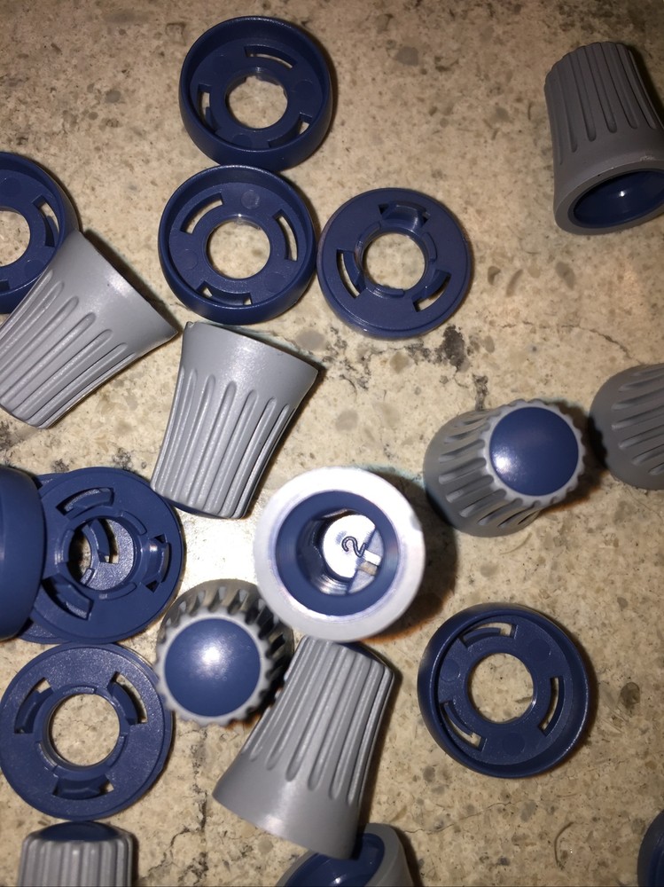 15 MACKIE Blue KNOBs REPLACEMENT PART PIECE MIXER