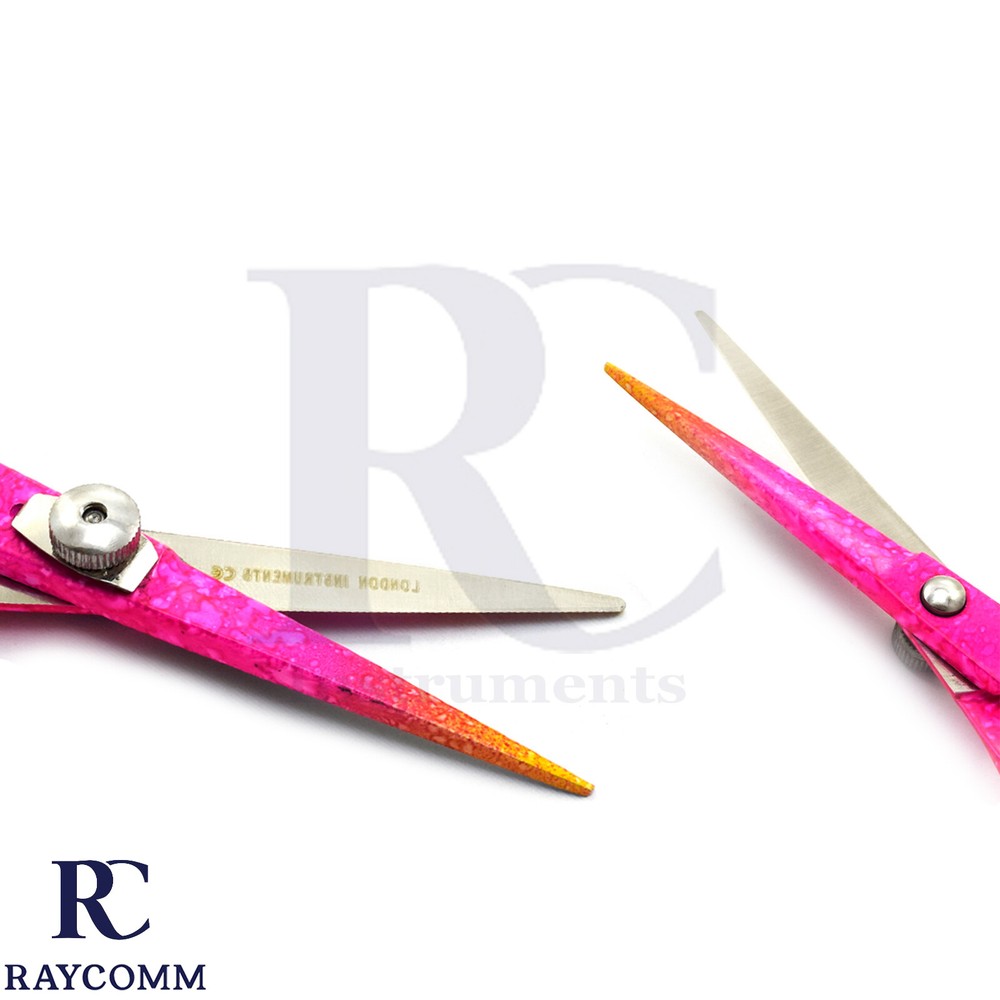 Hairdressing Razor Cutting Scissors Finger Rest Ring Sharp Blade Scissors CE