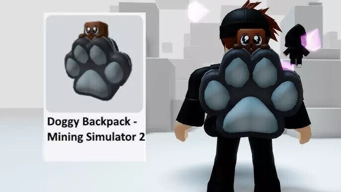 Roblox Mining Doggy Backpack - [GLOBAL | ALL PLATFORMS]
